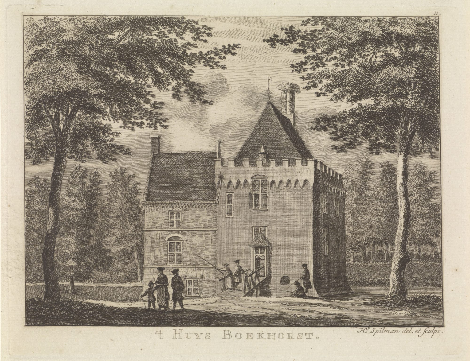 Kasteel De Boekhorst, Hendrik Spilman (1742-1784)