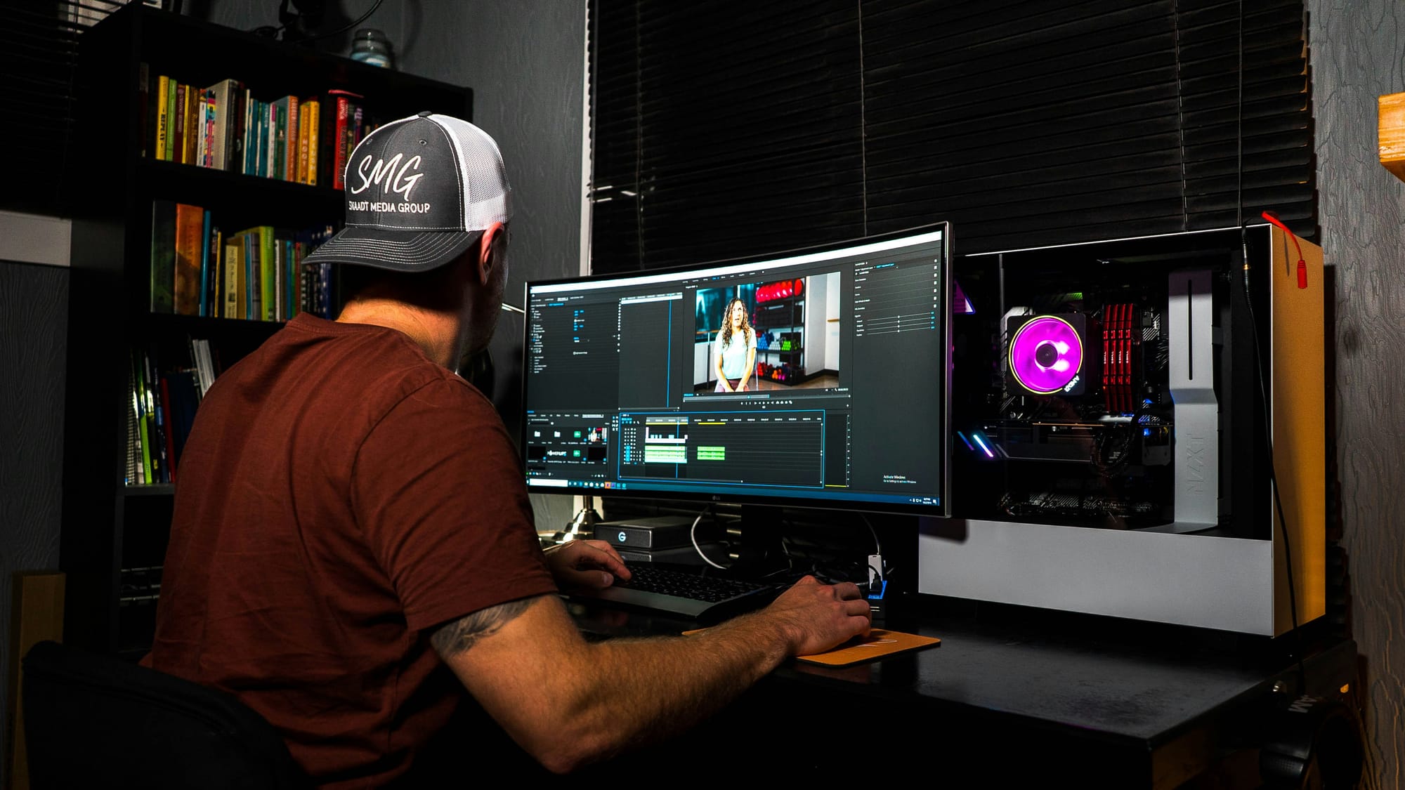 Video editing workspace — production is democratized, but success requires more than technical skill