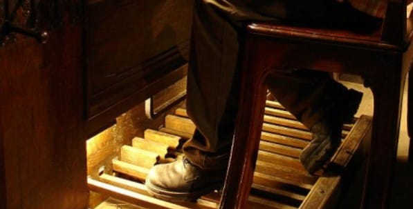 Pedal of the Mundt-organ (1673) in the Týn-church in Prague