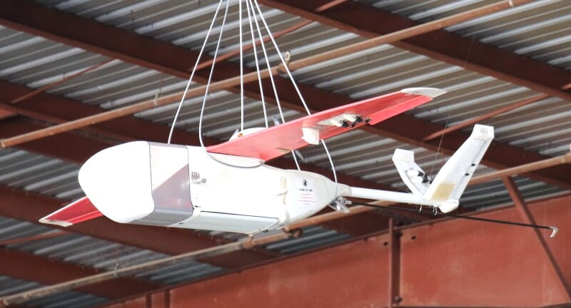 Zipline Platform 1 medical delivery drone — fixed-wing VTOL system with over 100 million autonomous miles logged