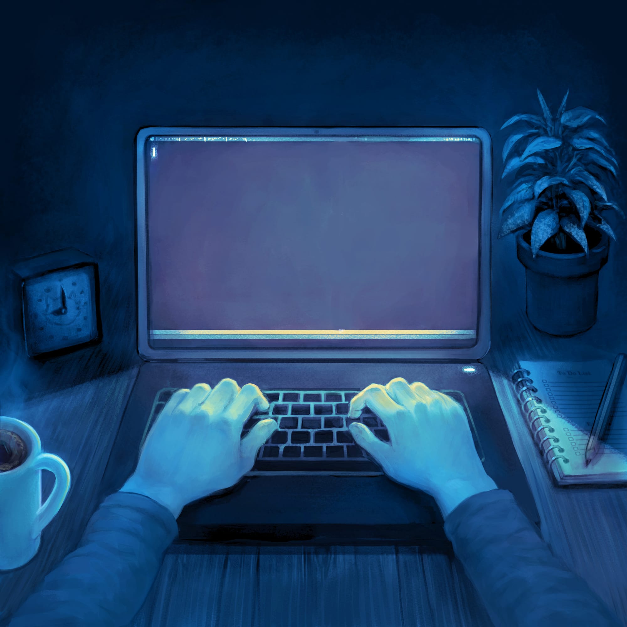 The Mediocre Programmer illustration by David Revoy showing the gap between perceived and actual competence
