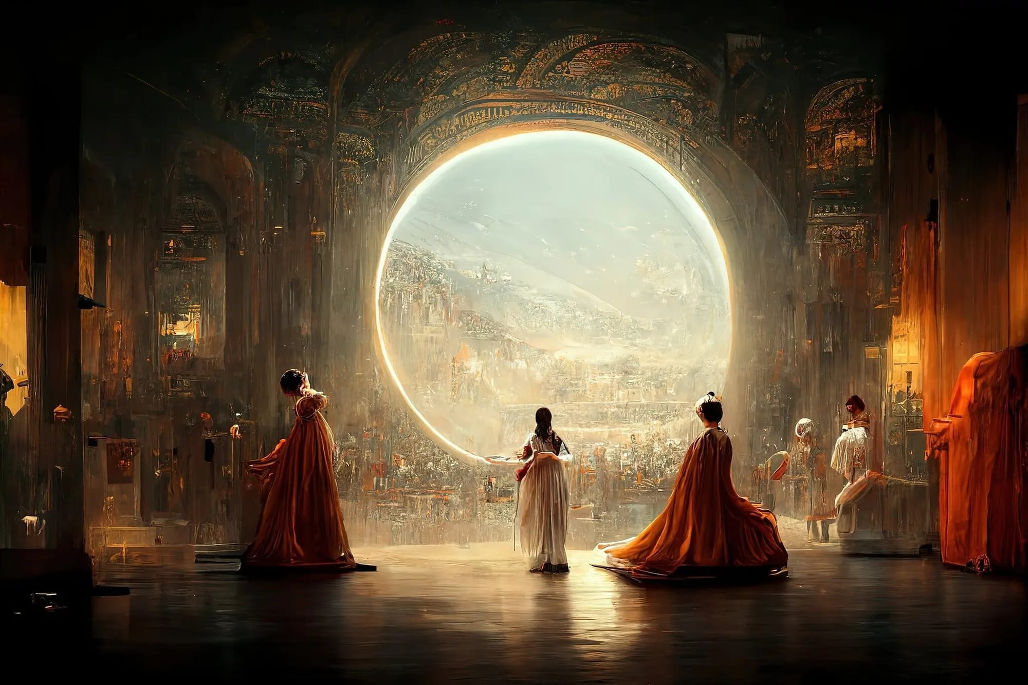 Théâtre D'Opéra Spatial by Jason Allen, AI-generated artwork